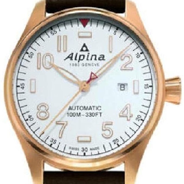 人気の贈り物が大集合 AL-525S4S4 アルピナ 新品未使用 タータイマー 自動巻き パイロット 腕時計(アナログ)