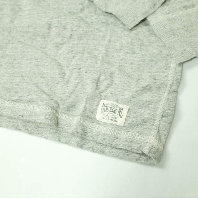 RRL(ダブルアールエル)のRRL ダブルアールエル HENLEY NECK L/S T-SHIRTS ヘンリーネックロングスリーブTシャツ S ライトグレー 長袖 Double RL カットソー TEE フラットシーマ トップス【中古】【RRL】 メンズのトップス(Tシャツ/カットソー(七分/長袖))の商品写真