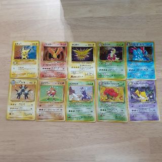 ポケモン - ポケモンカード旧裏面キラカード10枚セットの通販 by aya's