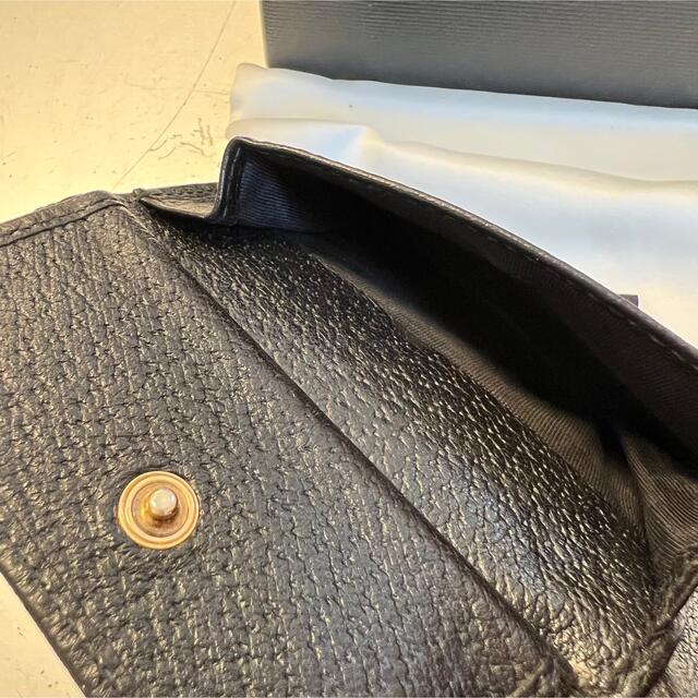 【超ポイントバック祭】小物未使用に近い‼️ グッチ GUCCI 財布 二つ折り 折り財布 シェリーライン