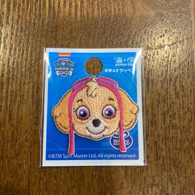 パウパトロールワッペン　スカイ顔 エンタメ/ホビーのおもちゃ/ぬいぐるみ(キャラクターグッズ)の商品写真