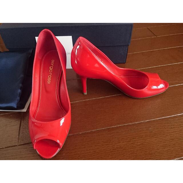 Sergio Rossi red heels赤ヒール