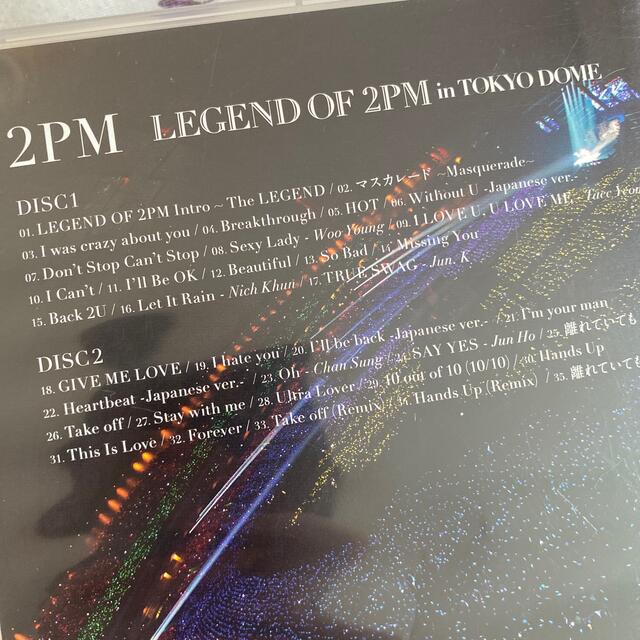 LEGEND　OF　2PM　in　TOKYO　DOME DVD エンタメ/ホビーのDVD/ブルーレイ(ミュージック)の商品写真