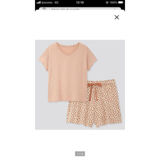 ユニクロ(UNIQLO)のラウンジセット(ルームウェア)