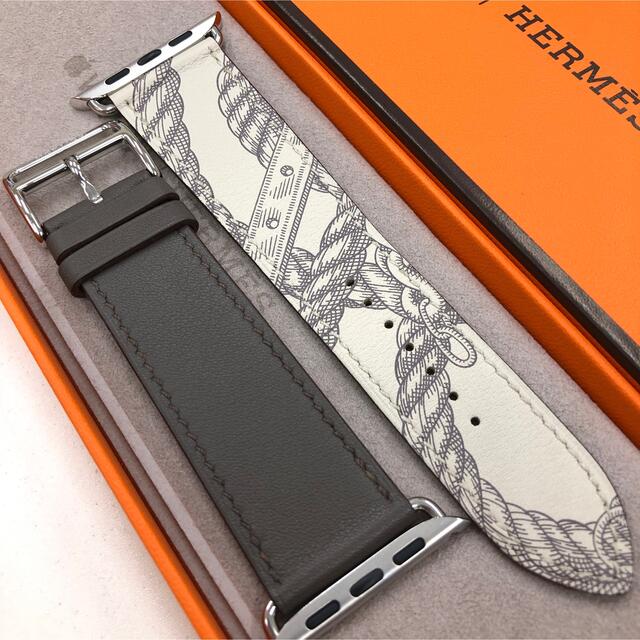 大人気廃盤色 アップルウォッチ HERMES レザーベルト AppleWatch