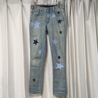 ステラマッカートニー(Stella McCartney)のSTELLA McCARTNEY スタープリントデニムパンツ(デニム/ジーンズ)