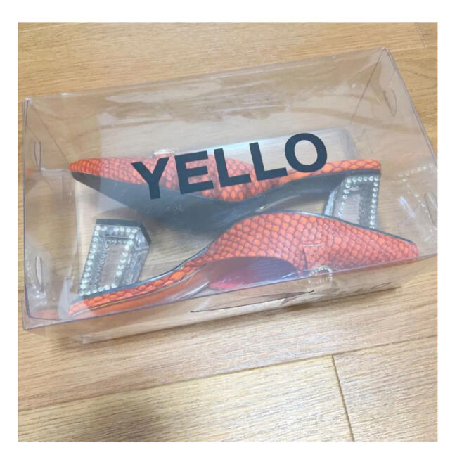 YELLO サンダル　Lサイズ　オレンジ レディースの靴/シューズ(サンダル)の商品写真