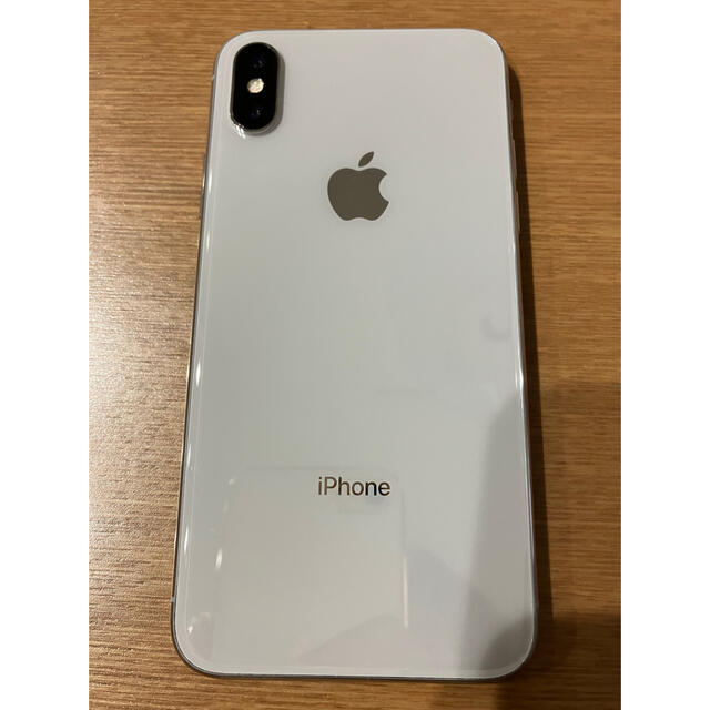 iPhoneX 64GB シルバー SIMフリー スマートフォン本体 スマートフォン