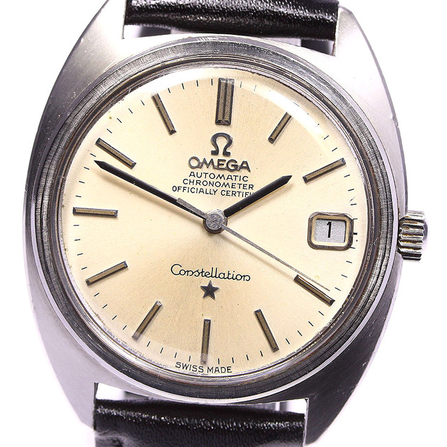 週間売れ筋 OMEGA - 【OMEGA】オメガ コンステレーション Cal.564 ヴィンテージ デイト 168.017SP 自動巻き メンズ 腕時計(アナログ)
