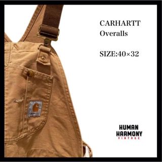 カーハート(carhartt)のcarhartt カーハート　Over alls オーバーオール　古着　ゆるだぼ(サロペット/オーバーオール)