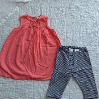 エイチアンドエム(H&M)のH＆M　チュニックとパンツセット　12～18M(シャツ/カットソー)