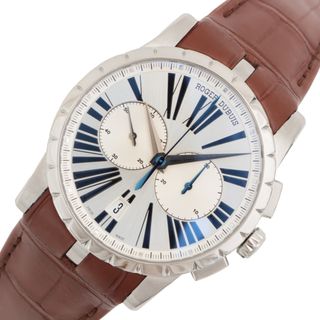 ロジェ・デュブイ ROGER DUBUIS エクスカリバー 42 DBEX0353 グレー ステンレススチール SS 自動巻き メンズ 腕時計