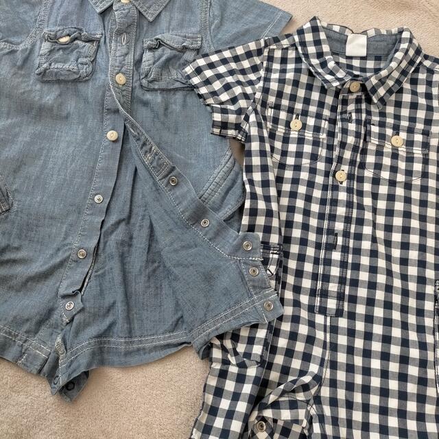 babyGAP(ベビーギャップ)のギャップ  カバーオール　2枚セット　80㎝ キッズ/ベビー/マタニティのベビー服(~85cm)(カバーオール)の商品写真