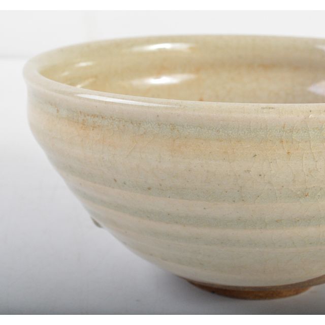 瀬戸焼 竹里庵 葵窯 加藤春二作 葵文 茶碗 共箱 C R4505 瀬戸焼 竹里庵 葵窯 加藤春二作 葵文 茶碗 共箱 C R4505
