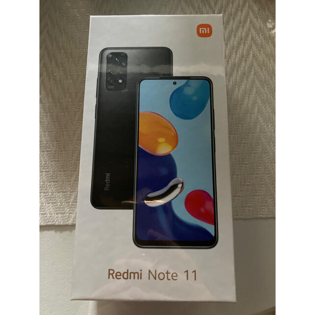 Redmi Note 11  64GB グラファイトグレー　新品　未開封