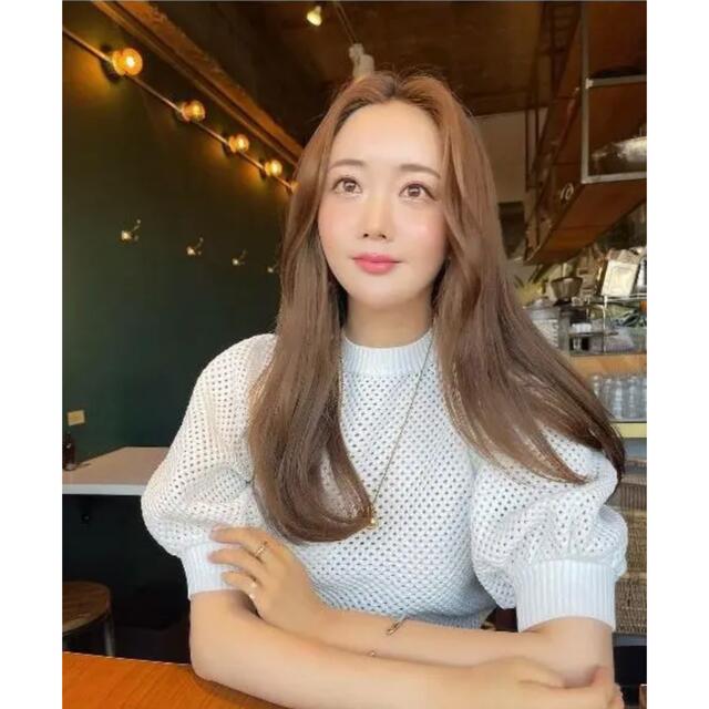 即完売 HYEON ヘヨン apple pie Knit ホワイトの通販 by m's 即完売 HYEON ヘヨン apple pie Knit ホワイトの通販 by m's