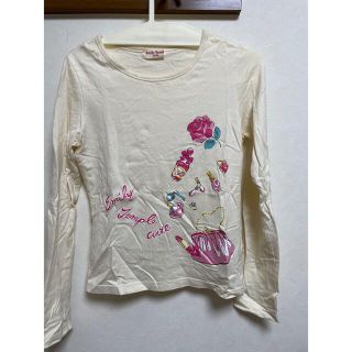 エミリーテンプルキュート(Emily Temple cute)のエミリーテンプルキュート　バラコスメ柄長袖Tシャツ(カットソー(長袖/七分))