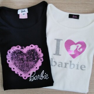 バービー(Barbie)のBarbie  半袖Tシャツ  ２枚セット  160㎝(Tシャツ/カットソー)