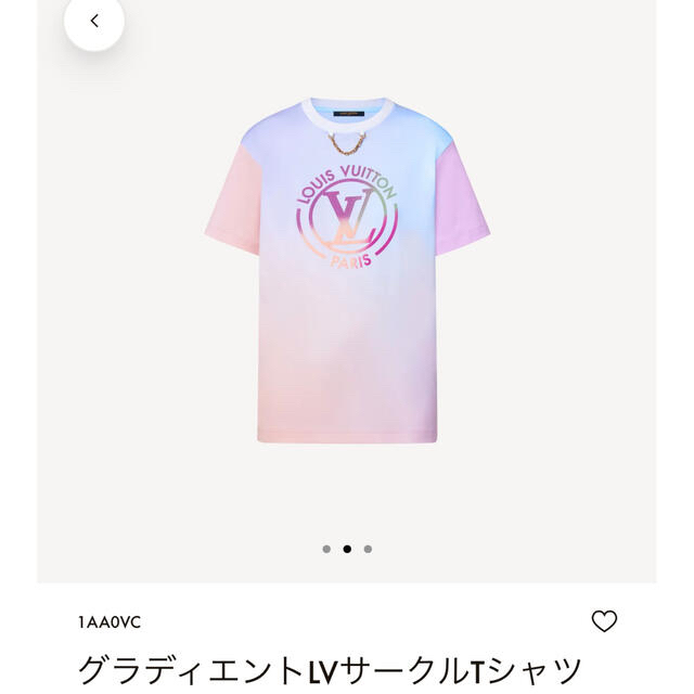 LOUIS VUITTON(ルイヴィトン)のお得　完売　グラディエントLVサークルTシャツ　レディース  レディースのトップス(Tシャツ(半袖/袖なし))の商品写真