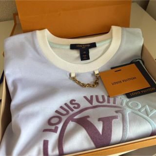 ルイヴィトン(LOUIS VUITTON)のお得　完売　グラディエントLVサークルTシャツ　レディース (Tシャツ(半袖/袖なし))