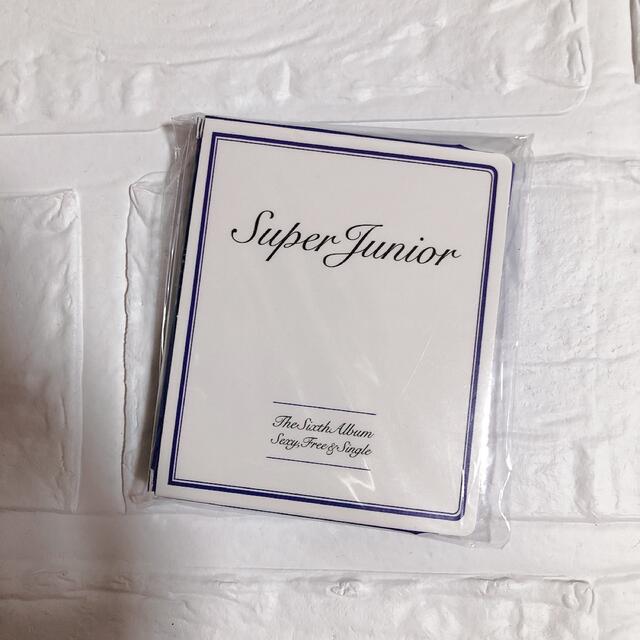 SUPER JUNIOR(スーパージュニア)のSUPER JUNIOR あぶらとり紙 エンタメ/ホビーのタレントグッズ(アイドルグッズ)の商品写真