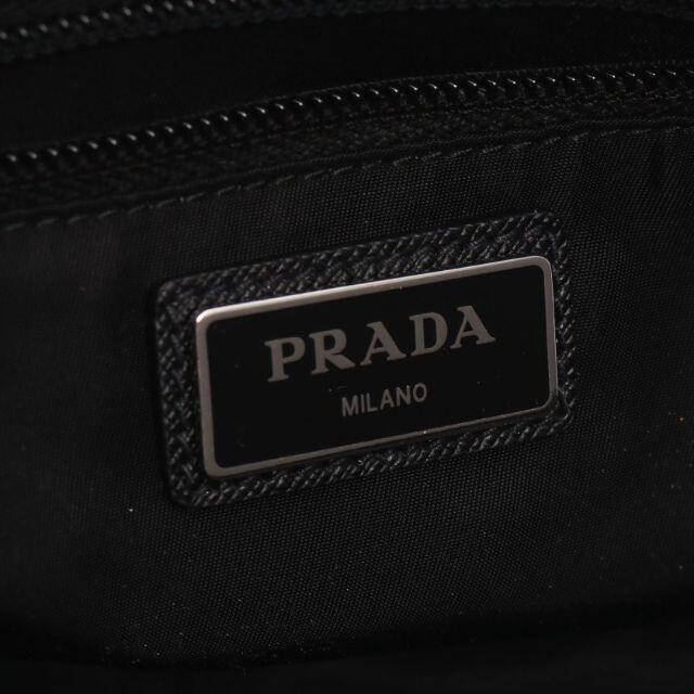 PRADA(プラダ)のボディバッグ ウエストバッグ ナイロン サフィアーノレザー ブラック メンズのバッグ(ボディーバッグ)の商品写真