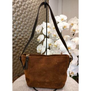 美品♡COACH コーチ スウェードショルダーバッグ