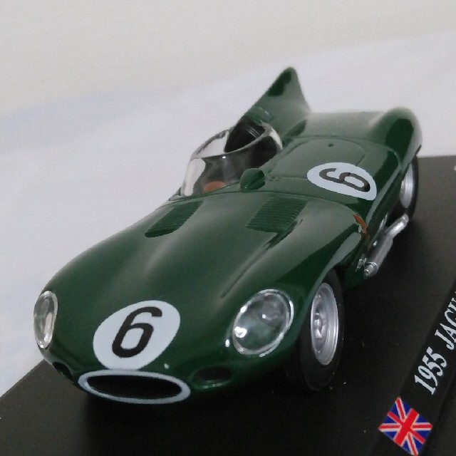 Jaguar(ジャガー)のJAGUAR typeD 1/43スケールモデル(リユース) エンタメ/ホビーのおもちゃ/ぬいぐるみ(ミニカー)の商品写真