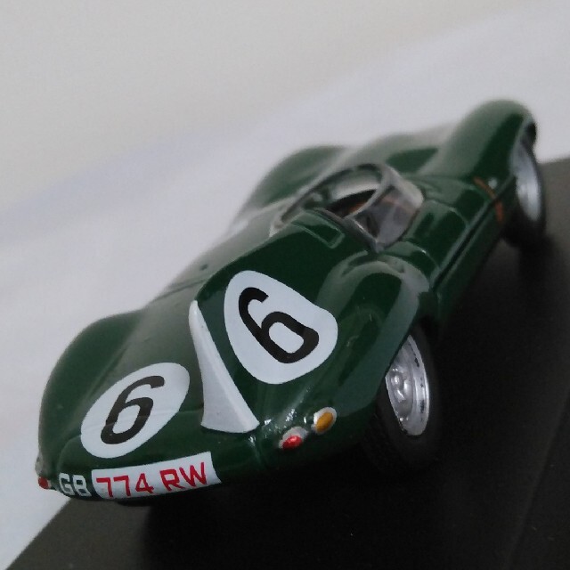 Jaguar(ジャガー)のJAGUAR typeD 1/43スケールモデル(リユース) エンタメ/ホビーのおもちゃ/ぬいぐるみ(ミニカー)の商品写真