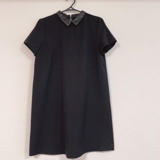 ザラ(ZARA)の美品！ZARA ザラ　半袖　ワンピース(ひざ丈ワンピース)