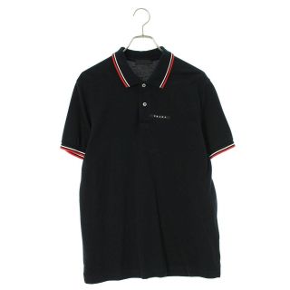 プラダ(PRADA)のプラダ SJN256 R191 322 ロゴラバーパッチ半袖ポロシャツ L(ポロシャツ)