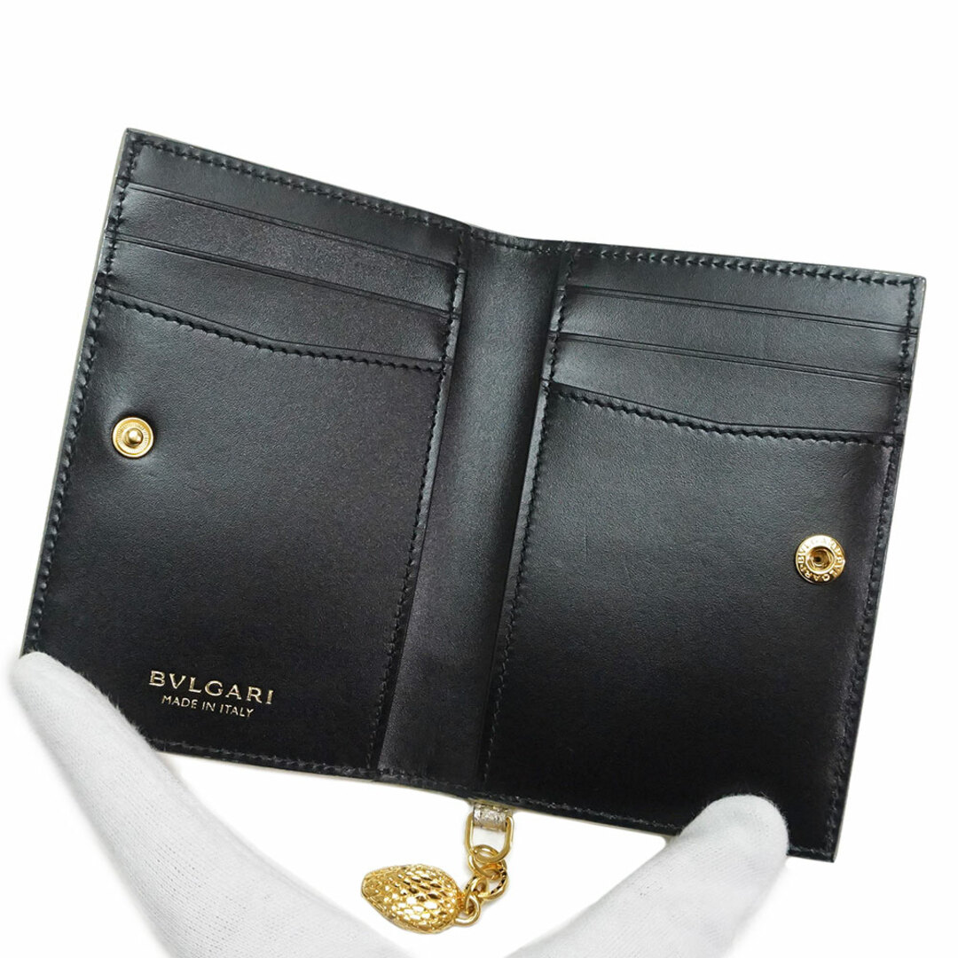 BVLGARI - ブルガリ レザー セルペンティ フォーエバー カードケース