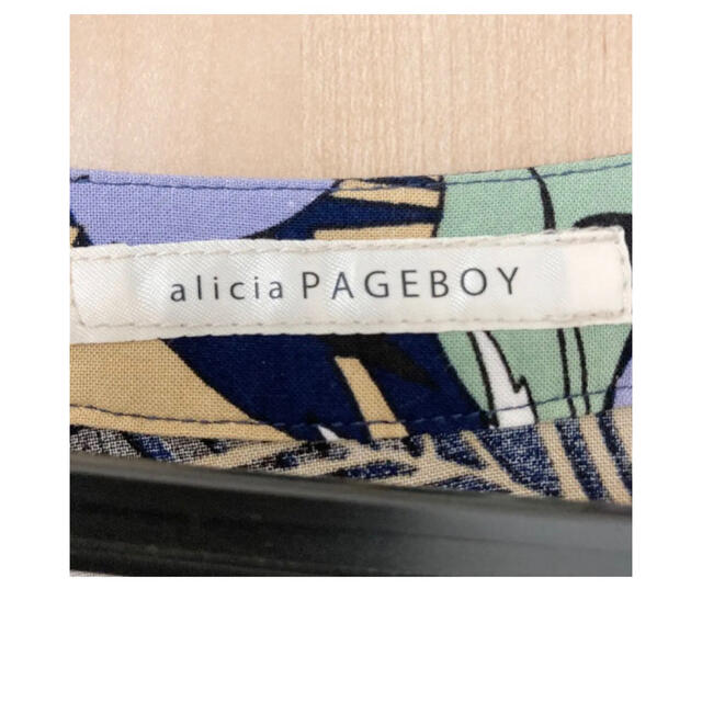 PAGEBOY(ページボーイ)のページボーイボタニカル柄カシュクールワンピース レディースのワンピース(ひざ丈ワンピース)の商品写真