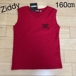 ジディー(ZIDDY)のジディー　160サイズ　レッド　ノースリーブTシャツ(Tシャツ/カットソー)