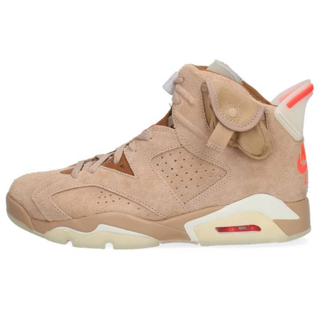 ナイキ ×トラヴィススコット/Travis Scott AIR JORDAN 6 SP BRITISH KHAKI DH0690-200 エアジョーダン6ブリティッシュカーキスニーカー  メンズ 26.5cm