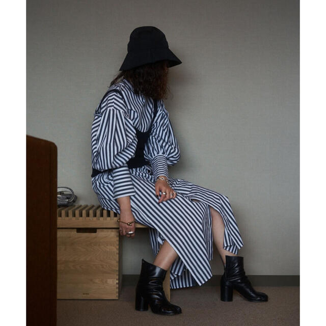 oll kyoto see line dress ワンピース ロング シャツのサムネイル