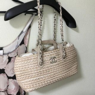 CHANELツイリー付きカゴバック♡新品