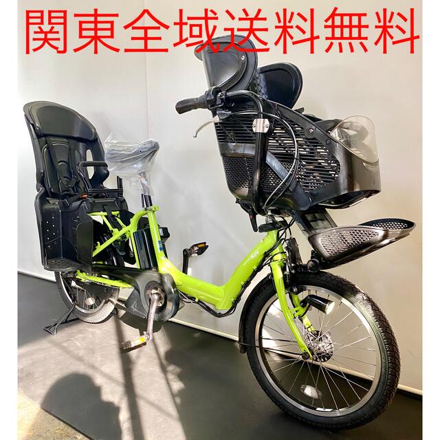 電動自転車 ヤマハ パスキッスミニ 20インチ 8.7ah パワフル カーキ色-