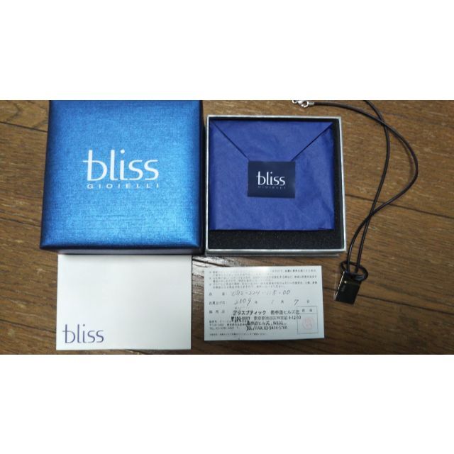 Bliss(ブリス)のダミアーニのニューブランドblissのネックレス 金 ダイヤモンド ステンレス レディースのアクセサリー(ネックレス)の商品写真