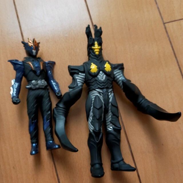 仮面ライダー＆ウルトラマン　ソフビフィギュア エンタメ/ホビーのフィギュア(特撮)の商品写真