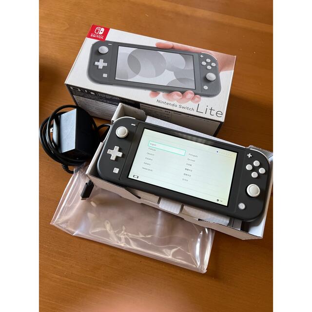 switchNintendo Switch LITE グレー