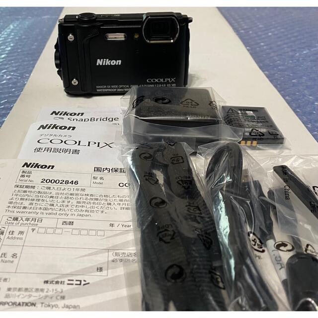 スタニングルアー Nikon デジタルカメラ COOLPIX W300 BK 1605万画素