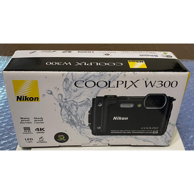 Nikon デジタルカメラ COOLPIX W300 BK 1605万画素