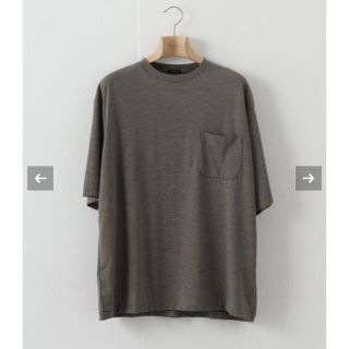 コモリ(COMOLI)の【新品タグ付き】ウール天竺半袖クルーTシャツ　comoli(Tシャツ/カットソー(七分/長袖))