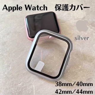 Apple Watch ・保護ケース シルバー  ・ラバーバンド グレー(その他)