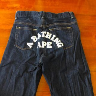 アベイシングエイプ(A BATHING APE)のキッズデニム(パンツ/スパッツ)