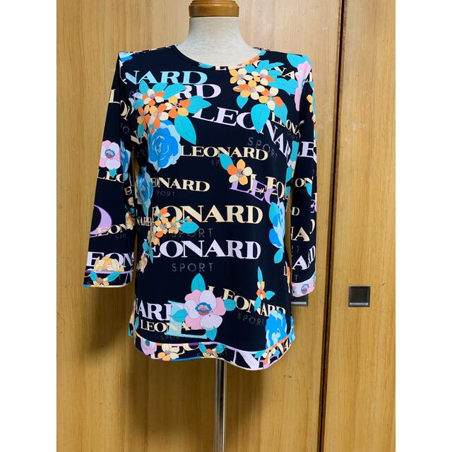 ⭐︎LEONARD レオナール スポーツ 七分袖カットソー チュニック 花柄
