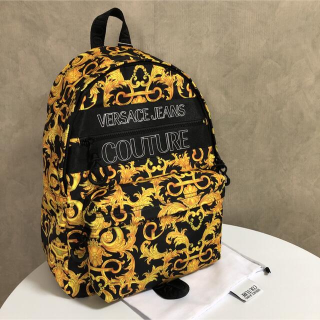 VERSACE JEANS COUTURE バックパック ブラック リュック