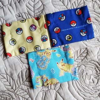 1207　夏用　男の子　クールマックス　ポケモン　キッズ　インナーマスク　3枚(外出用品)