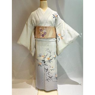 訪問着の通販 (グレー/灰色系) 1,000点以上 | 訪問着を買うならラクマ